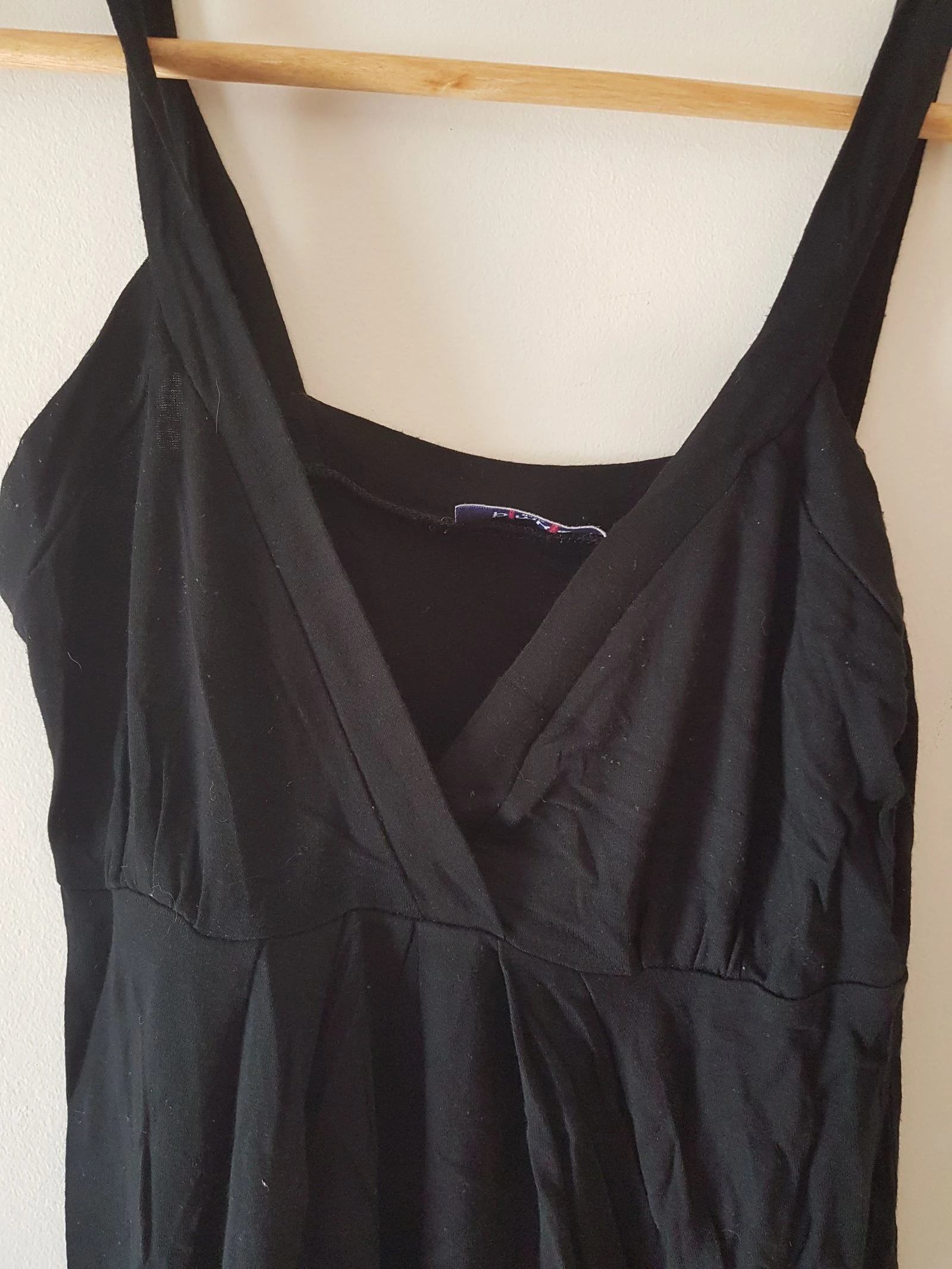 Top largo negro Pimkie 38 tirantes escote excelente estado verano primavera fiesta – photo 3